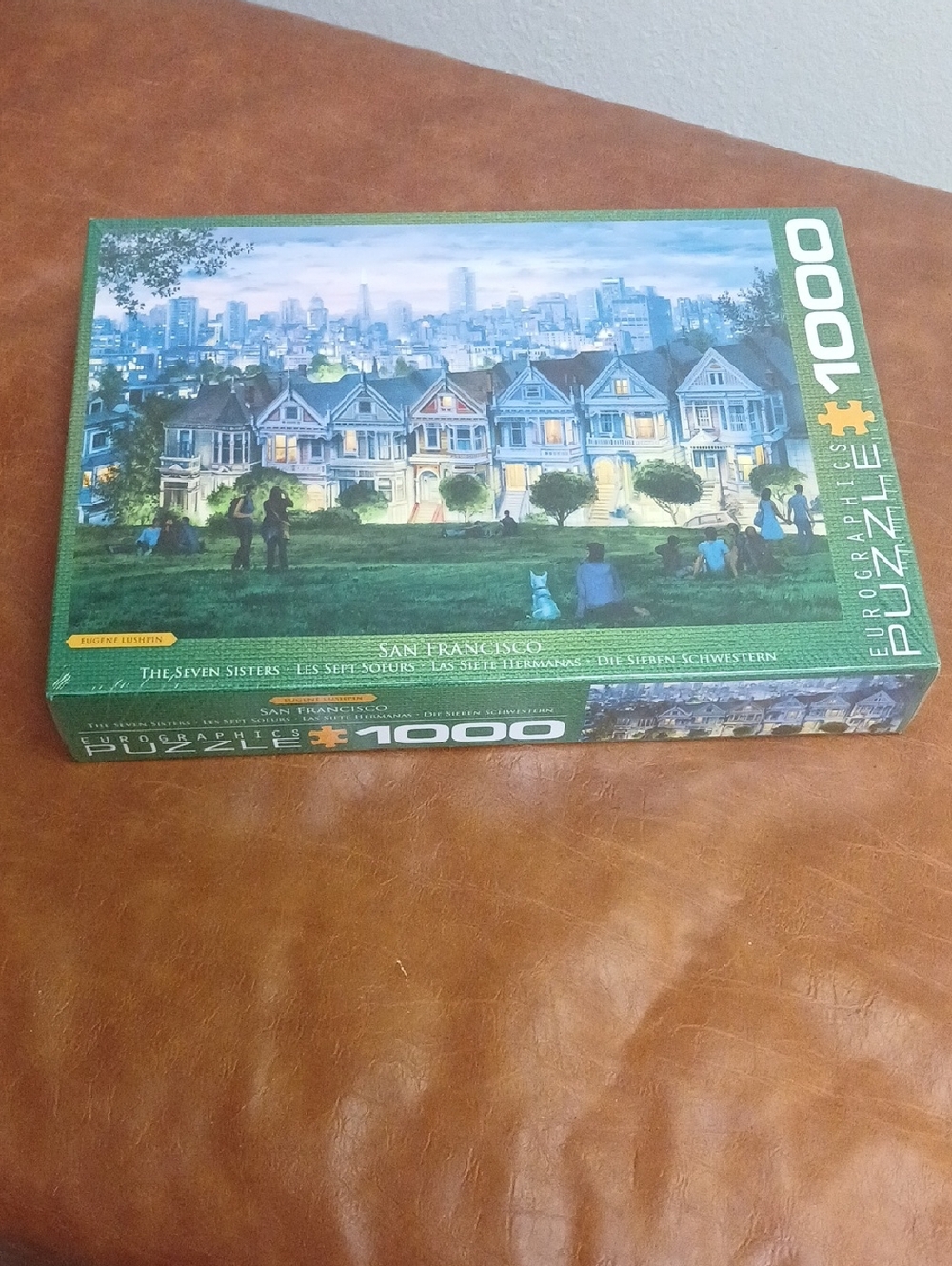 San Francisco 'The Seven Sisters' 1000-Piece Puzzle - Green